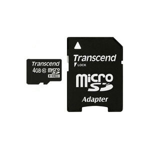 ڥͥݥ̵ۡŹۥȥ󥻥(Transcend) microSDHC 4GB Class10 TS4GUSDHC10