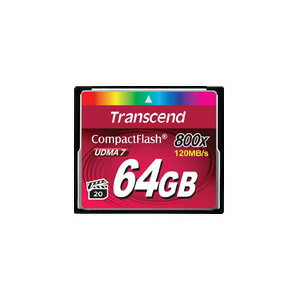 【送料無料】【正規国内販売代理店】トランセンド Transcend CFカード 64GB 800倍速 TS64GCF800【smtb-u】【送料込み】