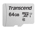 【ネコポス便送料無料】【正規国内販売代理店】トランセンド　64GB UHS-I U1 microSDXCカード(変換アダプターなし)　TS64GUSD300S その1