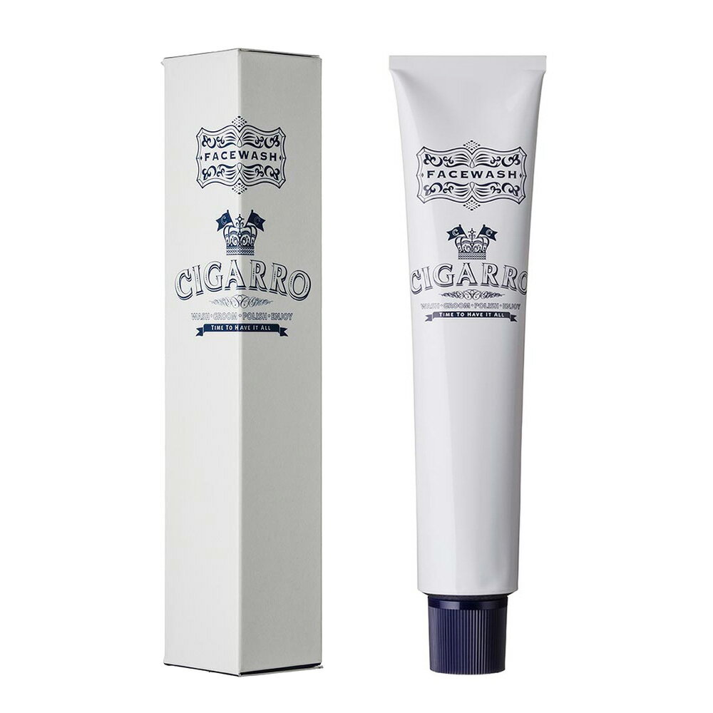 【全品ポイント10倍★11/27 1:59まで】洗顔料 メンズ 男性用 CIGARRO シガーロ フェイスウォッシュ 90g