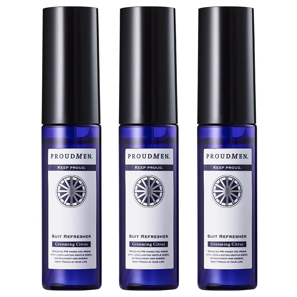 【全品ポイント10倍★11/27 1:59まで】【まとめ買い】衣類 消臭スプレー PROUDMEN プラウドメン スーツリフレッシャー グルーミング シトラス ...