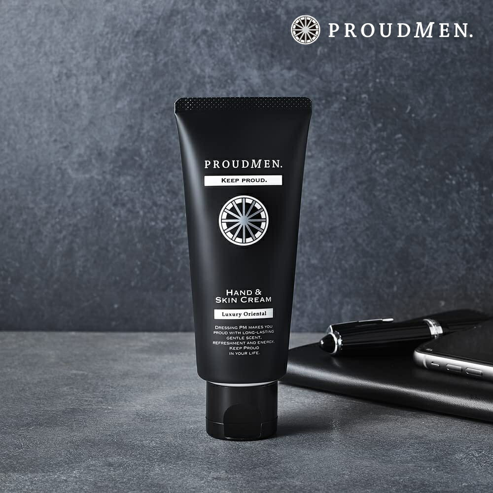 ハンドクリーム ギフト PROUDMEN プラウドメン ハンド&スキンクリーム ラグジュアリー・オリエンタル 60g [ ラッピング チューブタイプ メンズ い...