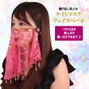 日本製 ナイトマスクフェイスベール　ピンク 洗える レース　