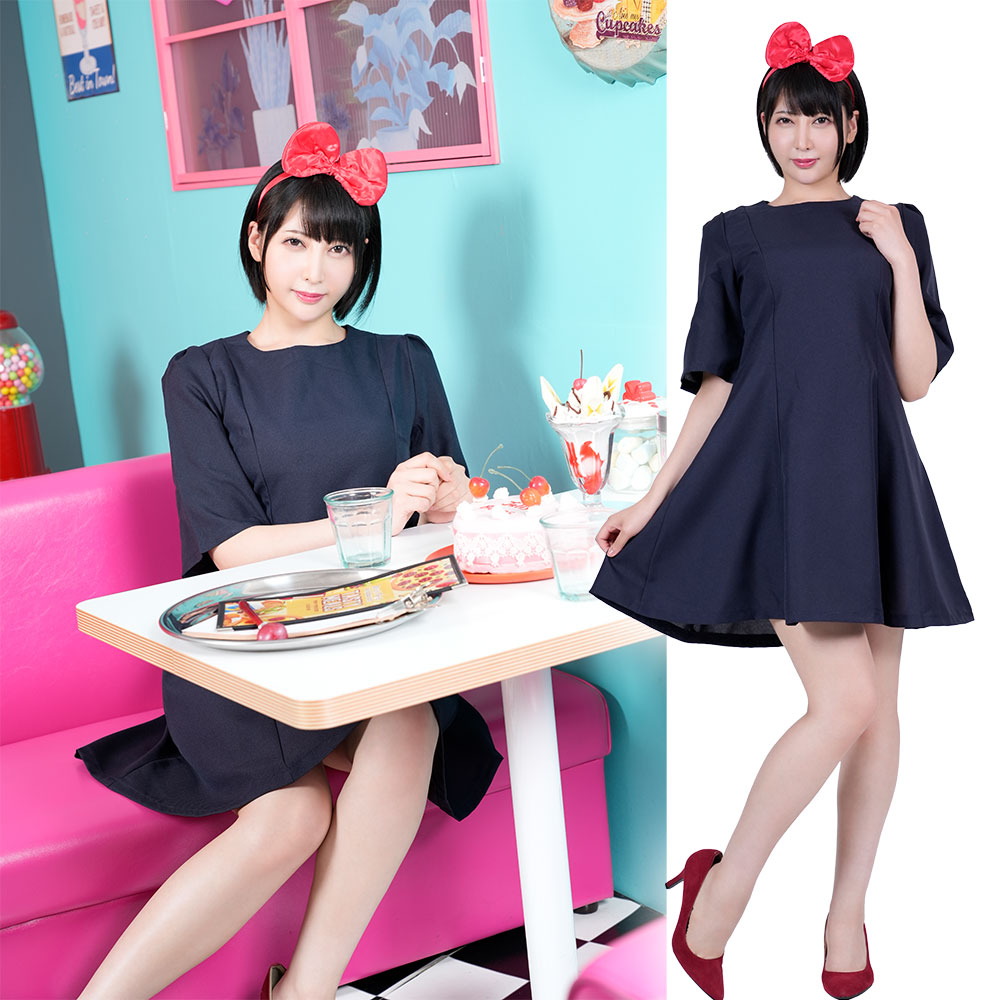 お届け魔女ワンピ コスプレ コスチューム ハロウィン ジブリ風 ワンピース 衣装 仮装 変装 イベント