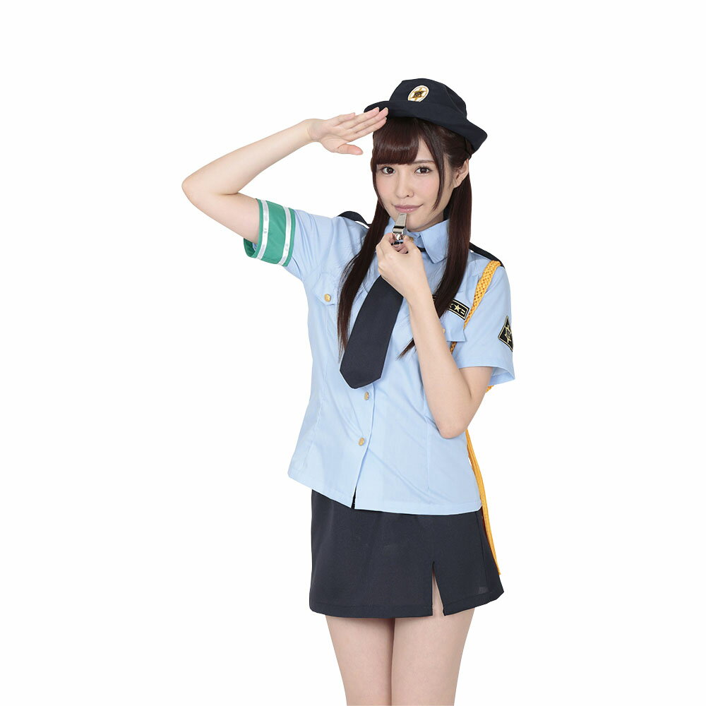 【Be★With】【愛のスピード違反】 サイズM ハロウィン コスプレ コスチューム 制服 ポリス 警官 婦人警官 衣装 仮装 イベント 洗濯可