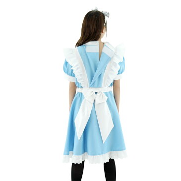 【ザ★歌謡祭】【おもしろい一体型アリス風コスチューム】コスプレ ハロウィン アリス風 メイド 衣装 宴会芸 コスプレ衣装 コスチューム 仮装 フリーサイズ