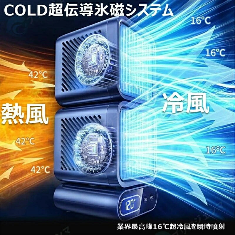 SALE！【一年保証】【2026新登場】卓上 扇風機 小型 スポットクーラー 強力冷風 US...