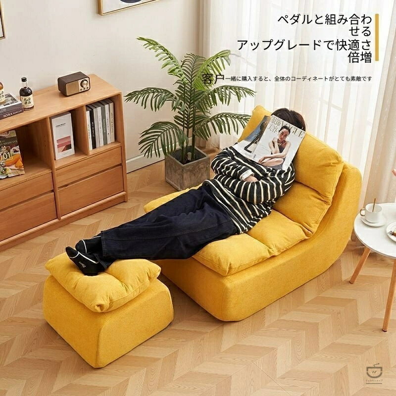2026 最新モデル 圧縮真空一人用ソファ 軽量折りたたみ 高級感デザイン 布製レジャ...
