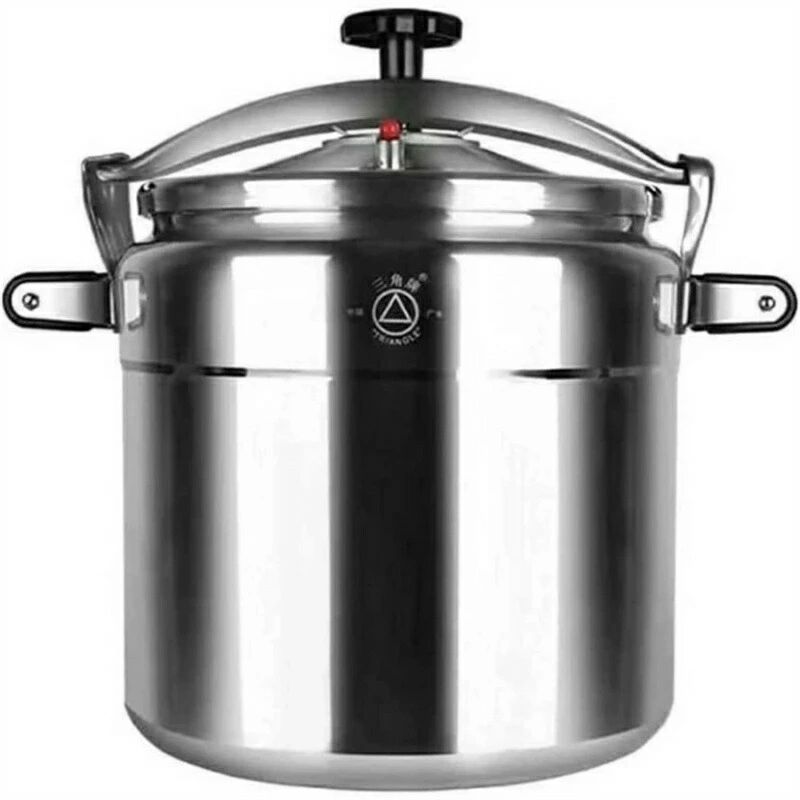 Rakuten - SALE！【一年保証】【2026新登場】オール熱源対応大型圧力鍋 業務用 7-50L大容量 防爆 気密性が高く 圧力鍋 304ステンレス鋼両手鍋 超高圧で省エネ 時短 ガスストーブ該当 鍋 ホテルのキッチン レ