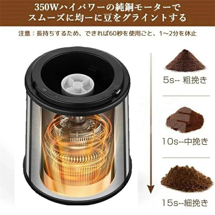 胡椒ミル 均一な粉末 電動 コンパクト お茶ミル mcreatejet-10003485 エムクリエイトジェット サンプル画像3