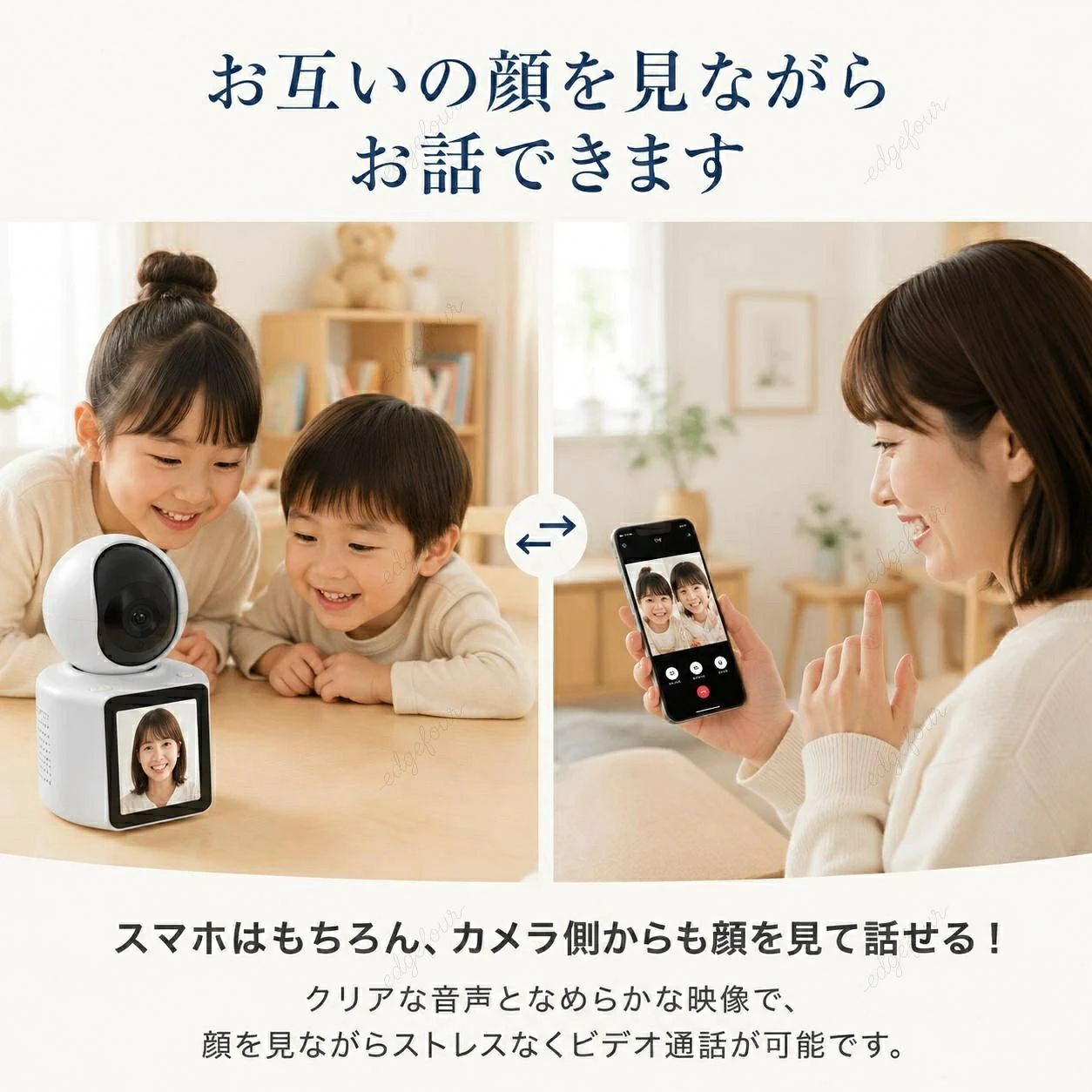 高齢者監視カメラ 小型防犯カメラ 家庭用 1 台 2 役 600 万画素 見守りカメラ ワイ...