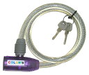 GORIN COLORS ソフトワイヤー錠 G213 10x600mm【自転車】【ロック】