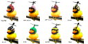 GO!GO!DUCK!(ライト+ホーン) 愛らしいあひるのホーン ママチャリ、三輪車、ベビーカーにも サングラス ネックレス付属【自転車】【ホーン】