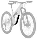2523 DT Armor ダウンチューブプロテクターシール ブラック XL【自転車】【サイクリング】【ZEFAL】