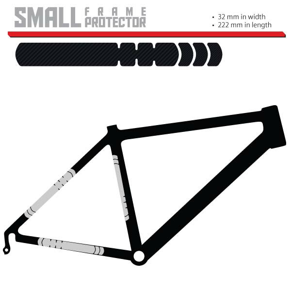 LBPDS200 SMALL FRAME PROTECTOR カーボン柄 S【自転車】【プロテクター】【サイクリング】【ロードバイク】【LIZARD SKINS】