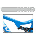 MBPDS300 LARGE FRAME PROTECTOR マットクリア L 【自転車】【プロテクター】【サイクリング】【ロードバイク】【LIZARD SKI...