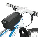 80260 フレームバッグ スマホ窓付 ブラック 5.5インチ対応【自転車】【ロードバイク】【サイクリング】【鞄】【Force】