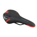 D5090 スポーツコンフォートサドル 145x275mm ブラック/レッド 【自転車】【ロードバイク】【DDK】