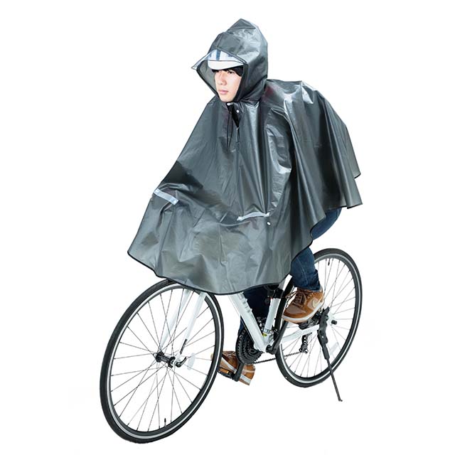 膝を雨から守る PEVA レインポンチョ 一般車＆クロスバイク用　送料無料【自転車】【雨】【サイクリング】【ロードバイク】