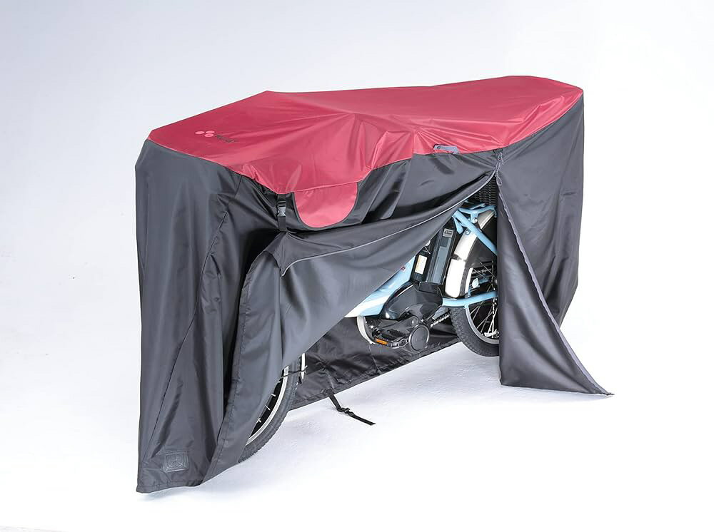 雨ニモ負ケズ風ニモ負ケズ サイクルカバ― 防水 Lサイズ アシスト車対応 ファスナー付 YKKファスナー 後ろかごまで対応 送料無料【自転車】【雨】