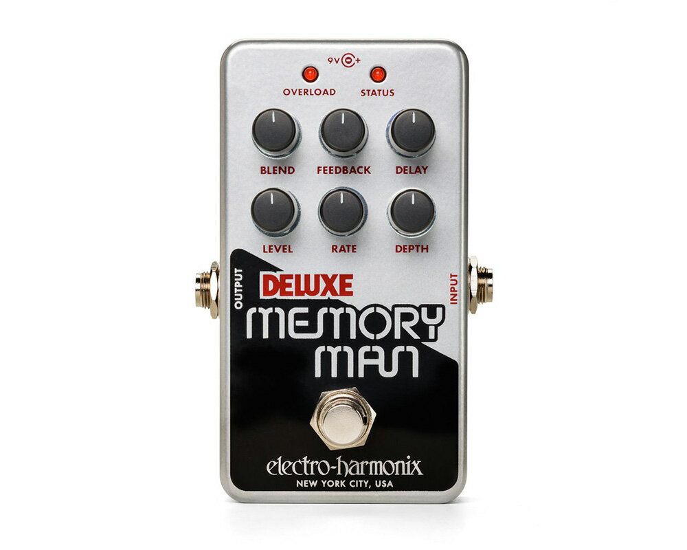 【正規輸入品】electro-harmonix Nano Deluxe Memory ManAnalog Delay エレくトロハーモニクス / ナノ・デラックス・メモリーマン 《アナログディレイ／コーラス／ビブラート》【RCP】