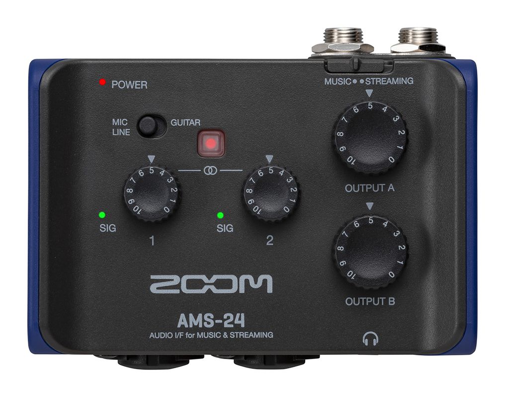 ZOOM AMS-24 AUDIO I/F for MUSIC & STREAMING 