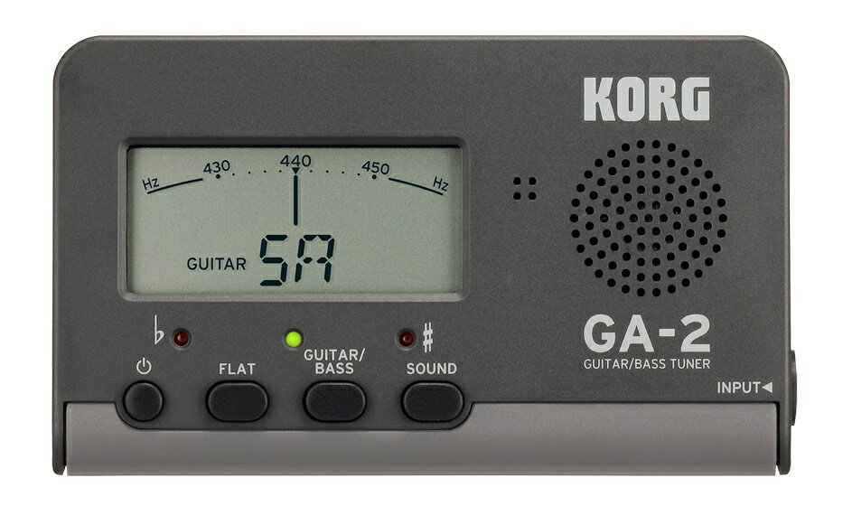 KORG 《ギター・ベース用チューナー》GA-2 Guitar/Bass Tuner 【KK9N0D18P】【RCP】