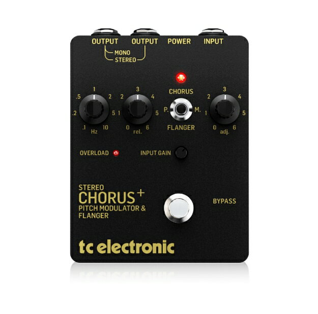 tc electronic SCF GOLD SCF(STEREO CHORUS + PITCH MODULATOR & FLANGER) PEDAL 《コーラス・フランジャー・ピッチモジュレーション》コーラス・ペダル / TC エレクトロニック 