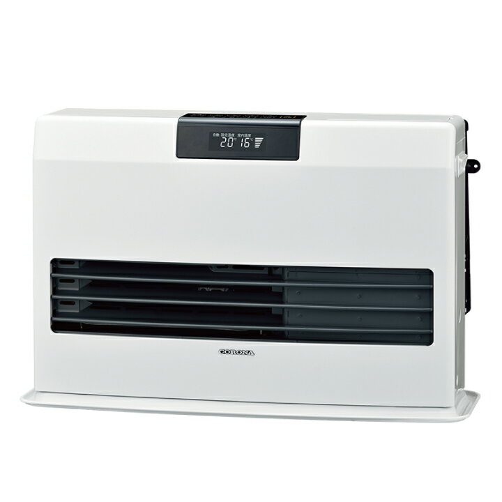 FF-WG52YJ-W CORONA FF式温風型石油ストーブ ※7 【送料無料】 （株）コロナ・カートリッジタンク式・標準タイプ・タフバーナ・ecoモード・ecoガイド・木造：14畳・コンクリート：22畳 【KK9N0D18P】【RCP】のサムネイル