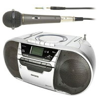 CSD-MV20B、AT-X11 アイワ CDラジカセ ※3 aiwa・Bluetooth・ボイスカット・マイク入力端子・カセットテープ・ワイドFM 【KK9N0D18P】【RCP】【endsale_18】