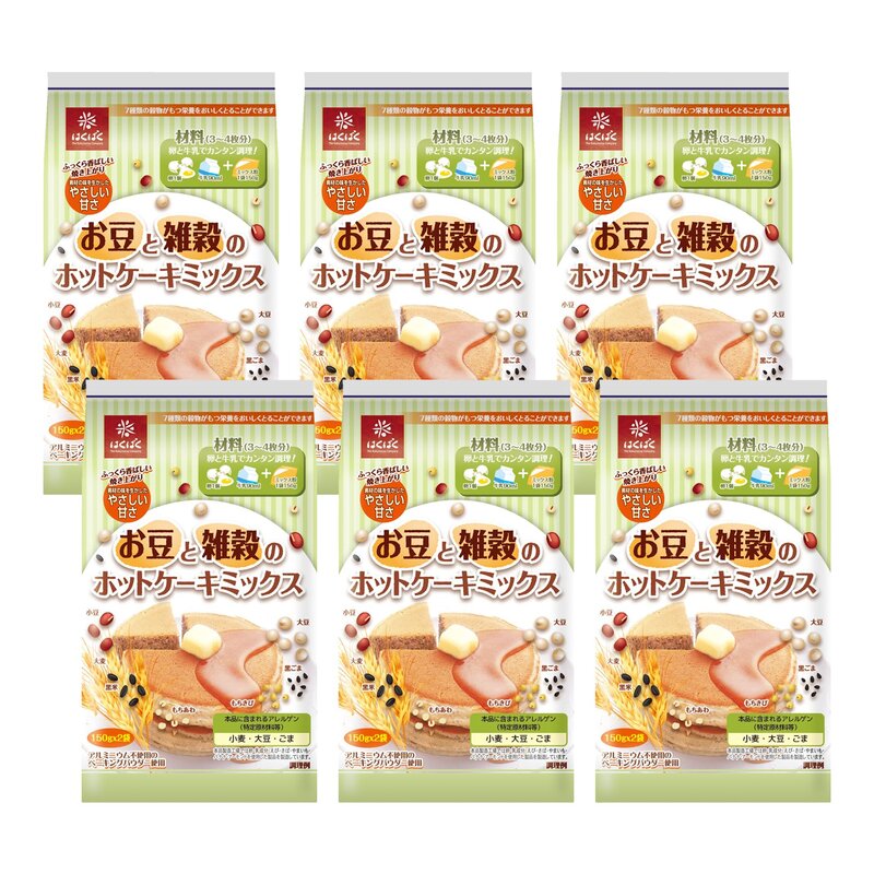 内容量:(150g×2P)×6個 原材料:小麦粉・大麦粉(国産)、砂糖(豪州、タイ、南アフリカ、日本) 商品サイズ(幅×奥行×高さ):326×136×159mm