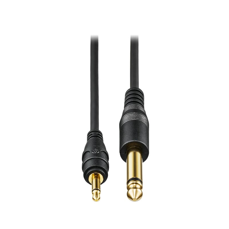 音質と使いやすさを両立。φ3.5mmモノラルミニプラグ-φ6.3mmモノラル標準プラグ ケーブル 音質を重視した、OFC(高純度無酸素銅)を採用 接触抵抗が少なく、経年劣化に強い金メッキプラグを採用。 柔らかく取り回しやすいPVCシースを採用したケーブル 耐熱90度で熱を発する機材周りでも安心して使用可能。