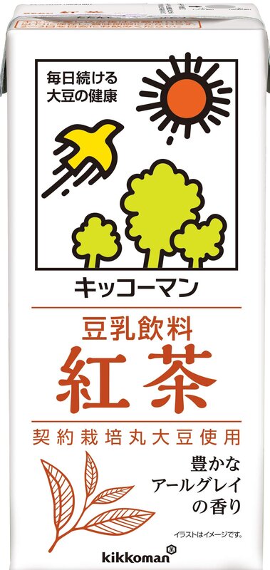 紀文 豆乳 紅茶 1000ml 6本 (6本入×1ケース) 常温保存可能