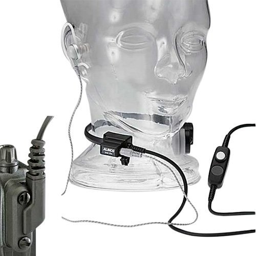 声を出す時に動く咽喉部の振動を音に変換するため、通常のマイクが騒音で使えない環境でも通話ができます。 マイクの性質上、わずかに音質は劣ります。 PTTロックはありません。無線機のPTTホールド機能をお使いください。 防水コネクター式ですが、イヤホンジャックやPTTボタン部分は防水ではありません。