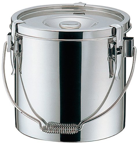 外寸 :H170mm 底径:140mm・内寸 :16cm 深さ:140mm 重量:1.2kg 材質:19-0ステンレス(NSSCI80)・シリコンゴム 容量:3.1L