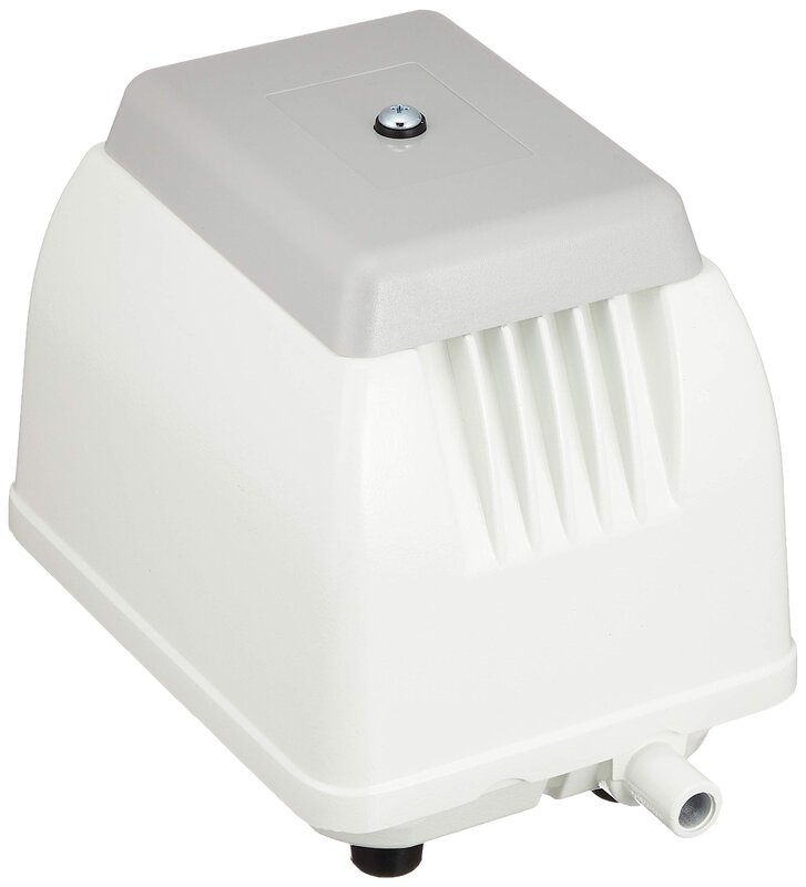定格電圧:100V(50/60Hz) 消費電力:33W 定格圧力:0.012MPA(0.12kgf/平方cm) 吐出風量:30L/分 騒音:35dB 使用箇所:浄化槽ポンプ 電源接続:プラグコード付
