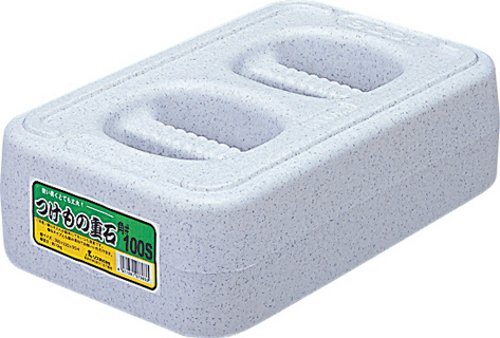 約22x36x9.5 cm 重石/本体/ポリエチレン 重石内容物/コンクリート グレー 重さ約10kg