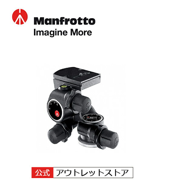 Manfrotto マンフロット ギア付きジュニア雲台 410 コンパクトでユニークな雲台 構図の微調整ができるギア付き雲台