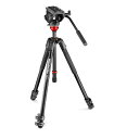 【公式 展示中古品Aランク】Manfrotto マンフロット MVH500AHビデオ雲台+レベリング付きアルミ三脚 MVK500190XV