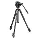 【公式 展示中古品Aランク】Manfrotto マンフロット MVH500AHビデオ雲台+MT190X3アルミ三脚 MVK500190X3