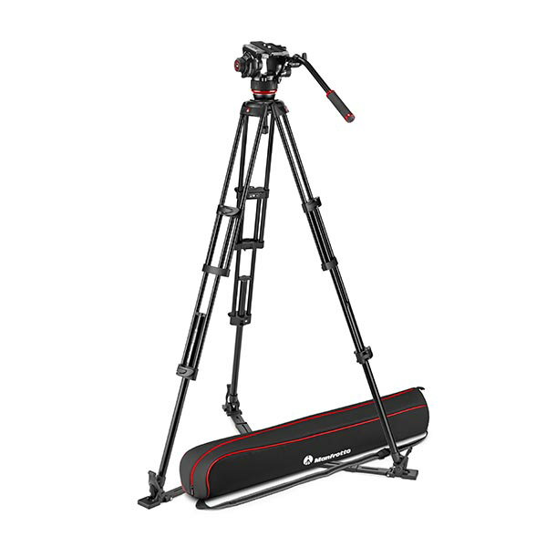 【公式 アウトレット】Manfrotto マンフロット 504Xビデオ雲台+アルミツイン三脚GS MVK504XTWINGA