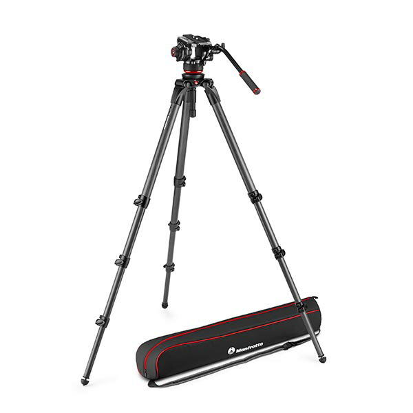 【公式 アウトレット】Manfrotto マンフロット 504Xビデオ雲台+536カーボン三脚 MVK504XCTALL