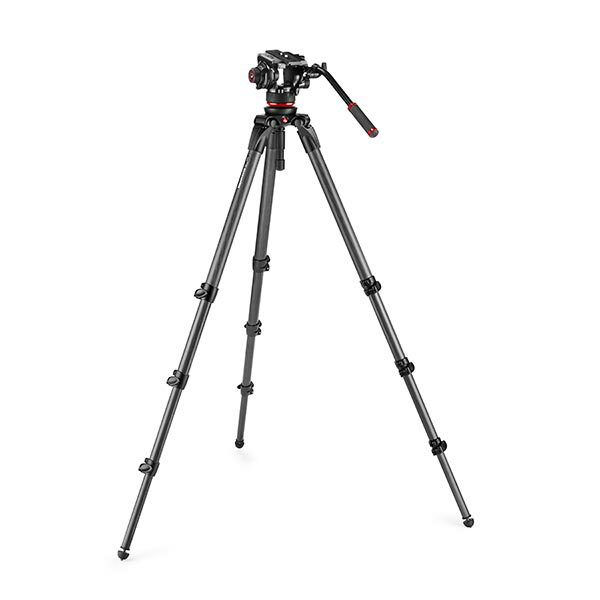 【公式 展示中古品Bランク】Manfrotto マンフロット 504Xビデオ雲台 536カーボン三脚 MVK504XCTALL