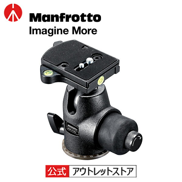 【公式 展示中古品Bランク】Manfrotto マンフロット ハイドロスタッドボール雲台ラピッドコネクションシステム RC4付き 468MGRC4