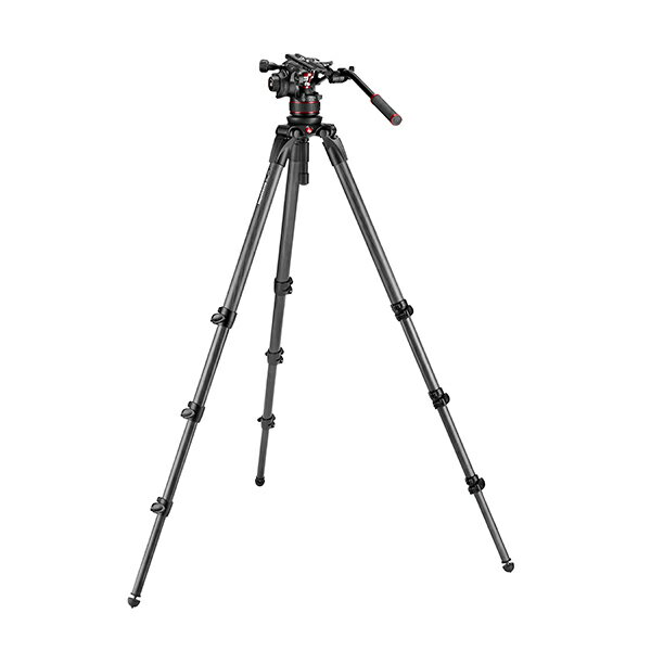 【公式 展示中古品Aランク】Manfrotto マンフロット ナイトロテック612ビデオ雲台 536カーボン三脚 MVK612CTALL