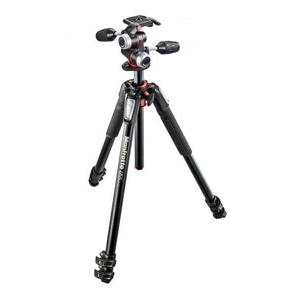 【公式 アウトレット】Manfrotto マンフロット 055プロアルミニウム三脚3段 RC2付き3ウェイ雲台キット MK055XPRO3-3W プロフェッショナル撮影機材