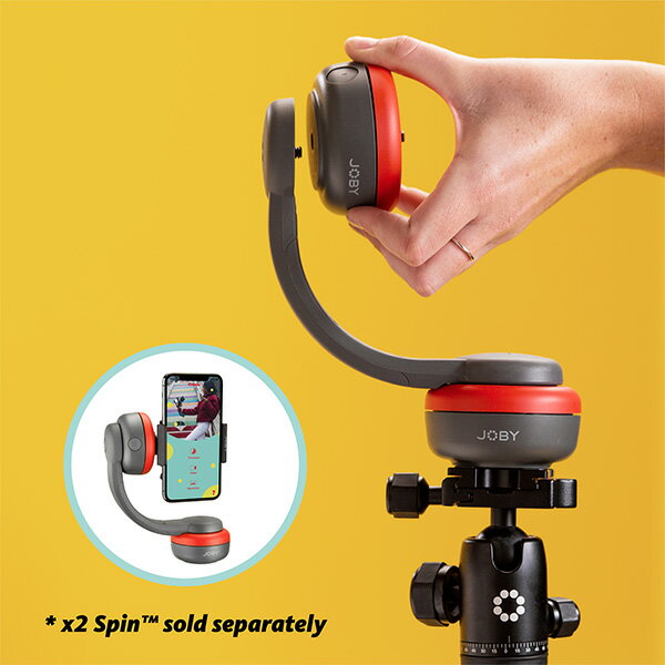 Joby Spin パンティルトブラケット Joby Spinと組み合わせて2軸複合回転を制御 JB01714-BWW【Manfrotto 公式】