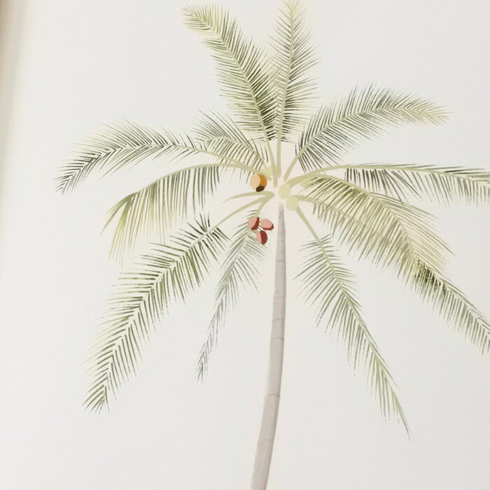 Kristen Boydstun Palm Tree Art Print (12×16 inch) フレーム付き アート ポスター ヤシの木 植物 南国 アメリカ 水彩 ドローイング 北欧 韓国 絵 イラスト リビング オシャレ 部屋 カフェ トイレ ホテル 玄関 壁掛け シンプル オススメ 人気 Pop Art Poster [2]