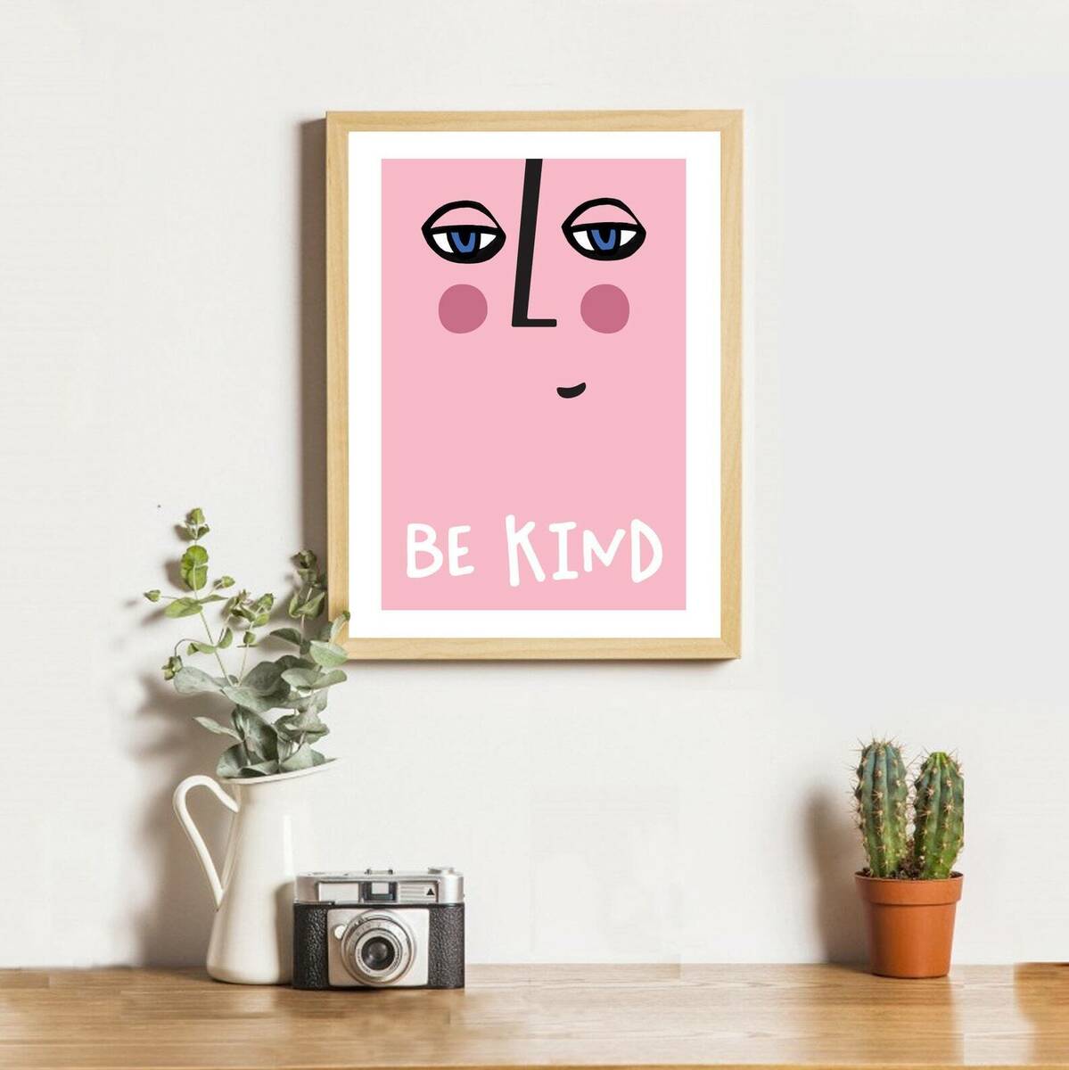 BE KIND Typography Print A4 アート ポスター 北欧 リビング Pop Art Poster