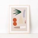 La Cucina wall art print A4 アート ポスター カラフル ポップ 北欧 リビング キッチン 玄関 ポップアート 壁掛け カフェ トイレ シンプル おしゃれ お洒落 かわいい イラスト アートプリント ナチュラル インテリア 縦長 デザイン オブジェ Pop Art Poster